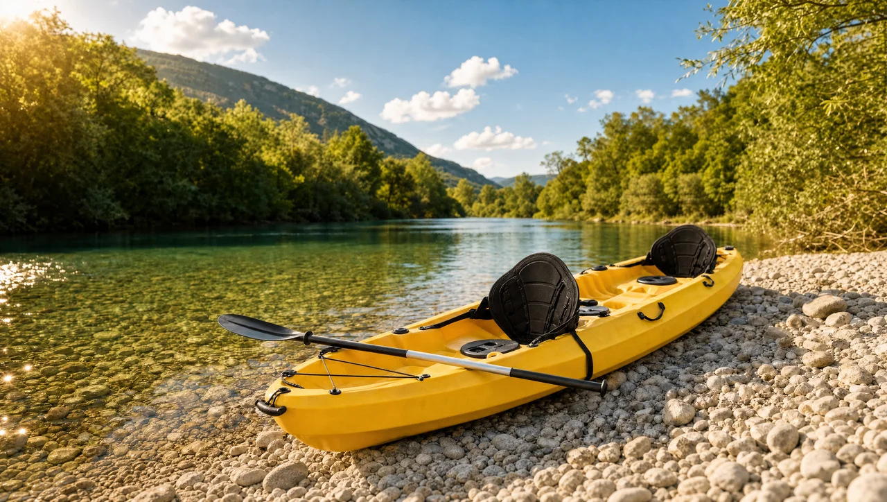 Tandem two-seater kayak